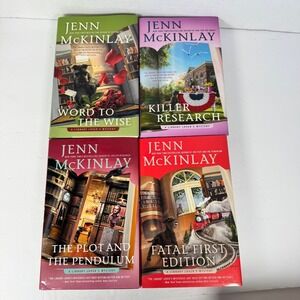 Jenn McKinlay Library Lover's Mystery Set 4 Books First Edition Hardcover‎